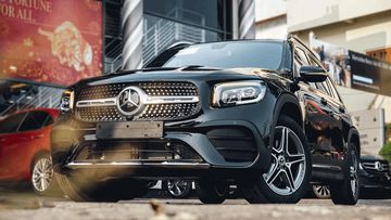 GLB 200 AMG là mẫu xe gầm cao 7 chỗ đầu tiên của thương hiệu ô tô nổi tiếng từ Đức