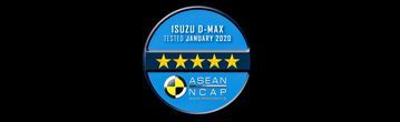 Isuzu D-Max 2023 đã đạt chứng nhận an toàn 5 sao từ ASEAN N-CAP.