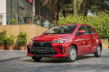 Khoảng sáng gầm xe của Toyota Wigo 2023 là 160mm.