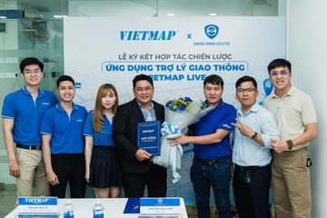 VIETMAP và Đăng Mẫn ký kết hợp tác chiến lược phân phối ứng dụng VIETMAP LIVE.