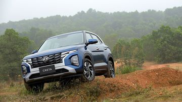 Hyundai Creta 2022 điều khiển rất tốt trên mọi địa hình.