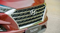 Hyundai Tucson được thiết kế với lưới tản nhiệt kiểu thác đổ Cascading Grille đặc trưng thương hiệu