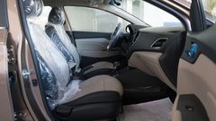Ghế ngồi trên Hyundai Accent 2022 được bọc da.