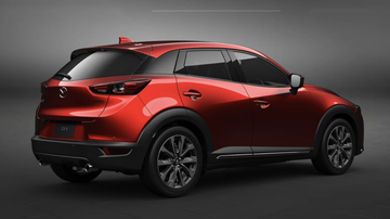 Phần đuôi của xe Mazda CX-3