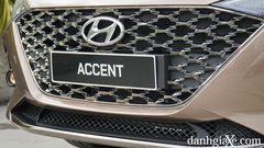 Cụm lưới tản nhiệt của Hyundai Accent 2022 được mở rộng hơn và có cấu trúc nổi bật hơn ở dạng khối 3D