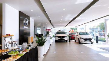 Chương trình thử lái đón chào khách tại showroom