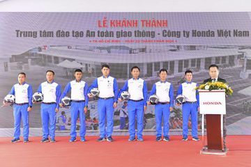 Ông Koji Sugita - Giám đốc Tổng của Honda Việt Nam phát biểu tại buổi lễ