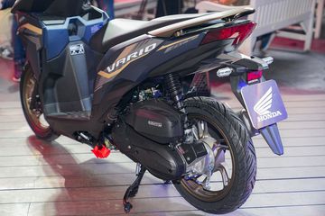 Honda Vario 125 2024 có phần đuôi cân đối với dàn đầu xe