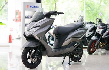 Suzuki Burgman 2023 mang đậm phong cách sang trọng, sức mạnh của dòng tay ga cao cấp