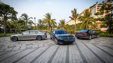 BMW 7 Series 2023 không có nhiều sự thay đổi ở phần thân xe.