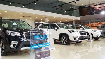 Chi tiết về showroom trưng bày của Subaru Bình Triệu