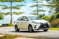 Kiểu dáng mặt ca-lăng dạng đuôi cá trên Toyota Vios 2022