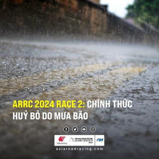 Chặng 2 của ARRC 2024: Cao Việt Nam viết thêm một trang sử mới tại Trung Quốc, giành chiến thắng đầy kịch tính trong Race 2 nhưng bị hủy bỏ do ảnh hưởng của mưa bão race-2-arrc-2024.jpg