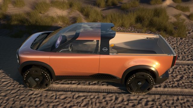 Nissan Surf-Out, sự kết hợp độc đáo giữa bán tải và đô thị, sẽ tham gia thị trường cùng Ford Bronco và Hyundai Santa Cruz - Hình 3.