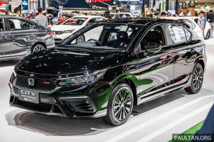 Honda City Hatchback 2024 phiên bản nâng cấp ra mắt tại Triển lãm Ô tô Bangkok 2024 bims-2024-honda-city-hatchback-facelift-1.jpg