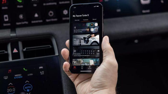 Apple cải thiện Carplay riêng cho chủ xe Porsche