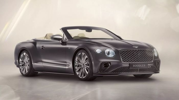 Bentley trang trí kim cương và vàng trắng lên chiếc Continental GTC độc đáo