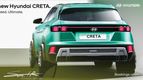 Vén màn bức ảnh phác họa chính thức của Hyundai Creta Facelift 2024