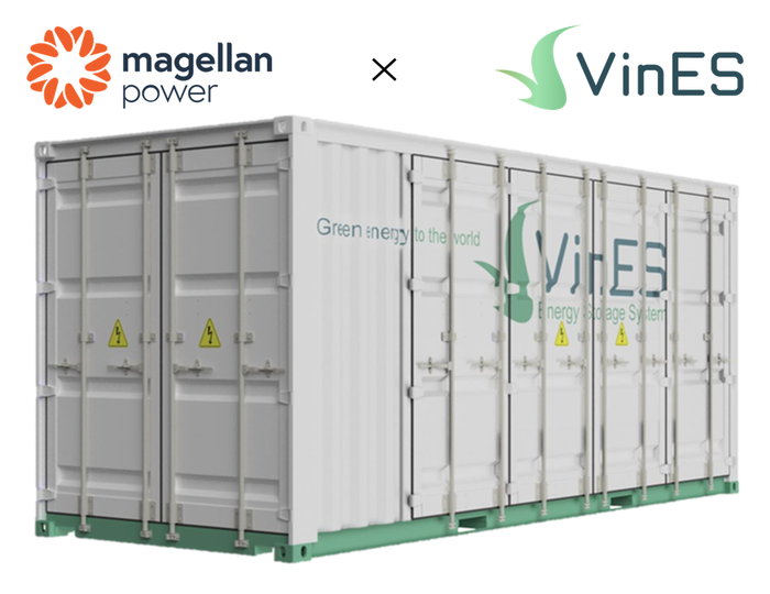VinES và Magellan Power đã ký thỏa thuận hợp tác đưa giải pháp pin lưu trữ năng lượng vào thị trường Australia (vines-x-magellen.png)
