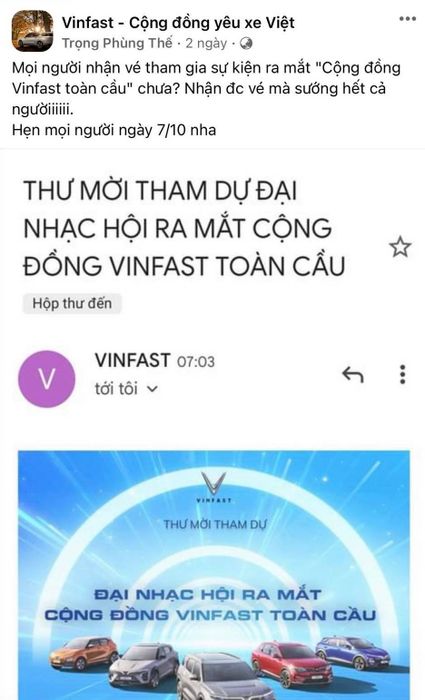 Vé dự buổi hòa nhạc lớn của Cộng đồng VinFast toàn cầu thu hút sự chú ý của cộng đồng mạng