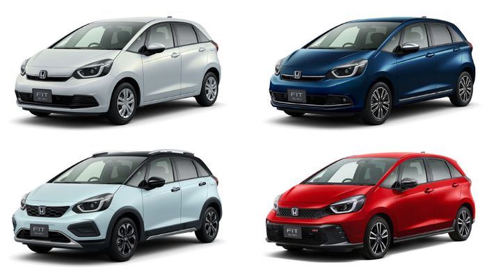 Honda Fit 2023 đã có mặt trên thị trường Nhật Bản, với phiên bản RS mạnh mẽ và thể thao hơn trong hình ảnh honda-fit-range.jpg