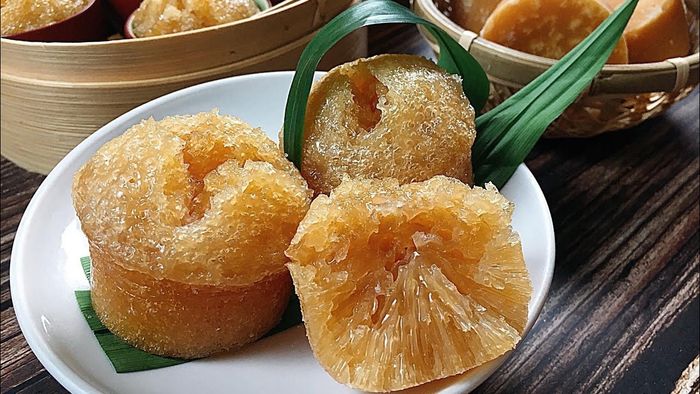 Bánh bò thốt nốt, một biểu tượng ẩm thực không thể thiếu của An Giang.