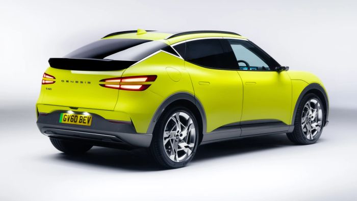 SUV chạy điện Genesis GV60 2022 có giá xuất phát từ 58.000 USD.