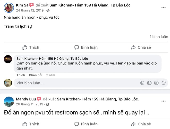 Đến Sam Kitchen để thưởng thức những món Âu đích thực và trải nghiệm không gian đẳng cấp.