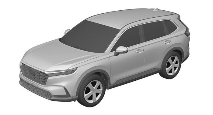 Lộ bản vẽ thiết kế Honda CR-V 2023