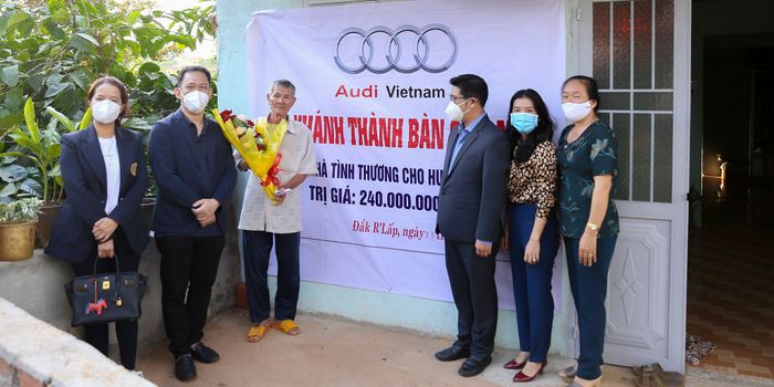 Audi Việt Nam hiến tặng nhà cho người khó khăn ở Đắk Nông