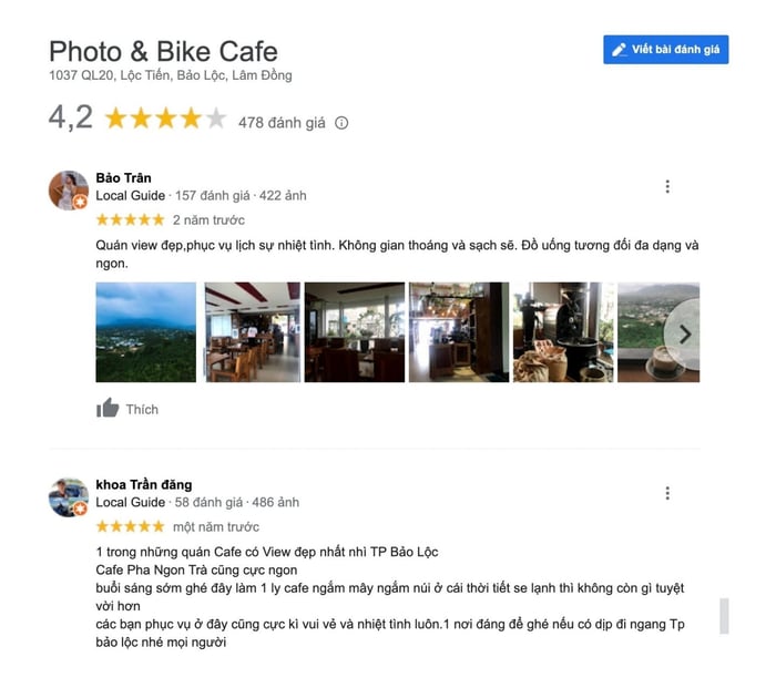 Trải nghiệm cà phê với Photo Bike Coffee, không gian độc đáo tại Bảo Lộc 11