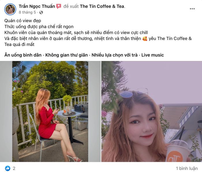 Trải nghiệm không gian ảo tại The Tín Coffee Tea, một quán cà phê nổi tiếng ở Bình Dương với khung cảnh đẹp đến ngất ngây.