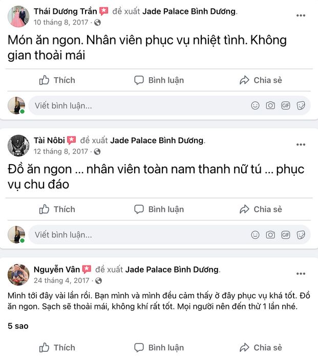 Trải nghiệm ẩm thực Trung Hoa truyền thống tại nhà hàng Jade Palace