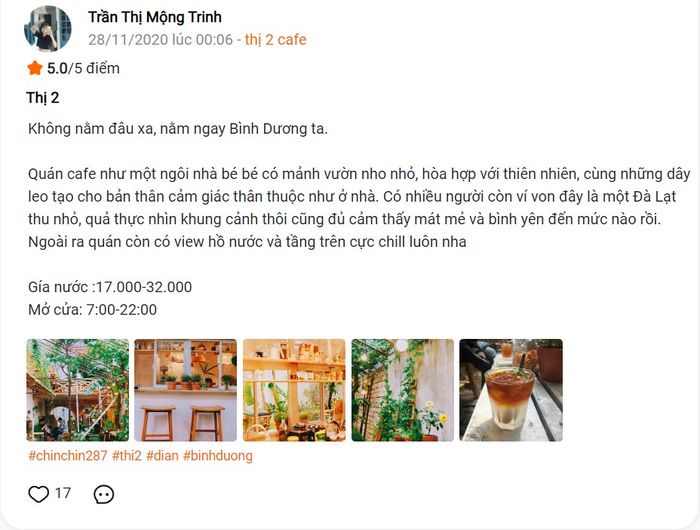 Cafe Thị 2, nơi mang lại sự yên bình giữa cuộc sống bận rộn của thành phố