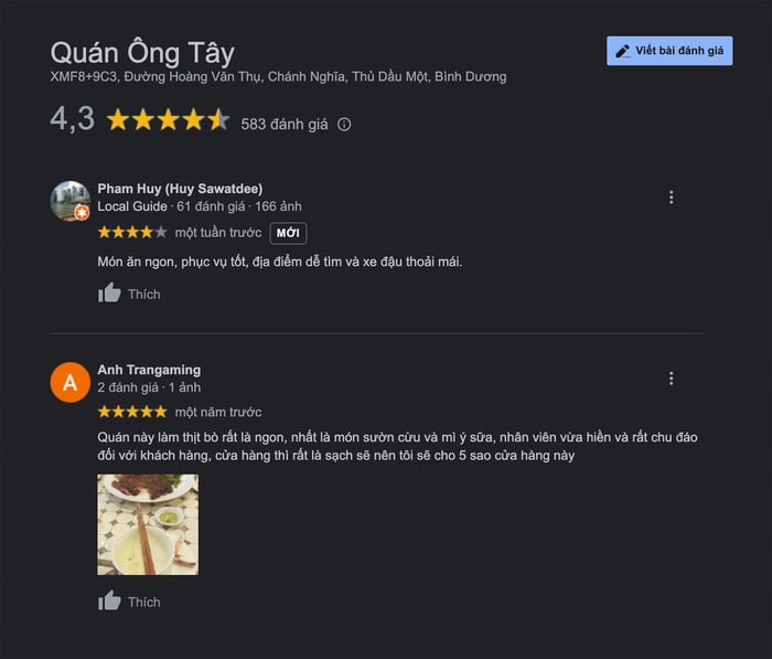 Trải nghiệm ẩm thực sang trọng tại quán Ông Tây