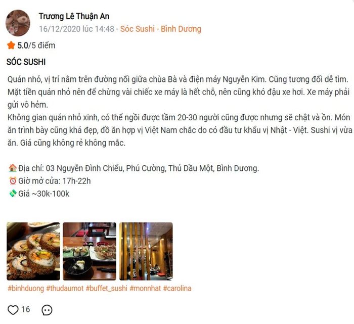 Sóc Sushi, một trong những điểm ẩm thực tốt nhất ở Bình Dương theo phong cách Nhật Bản 11