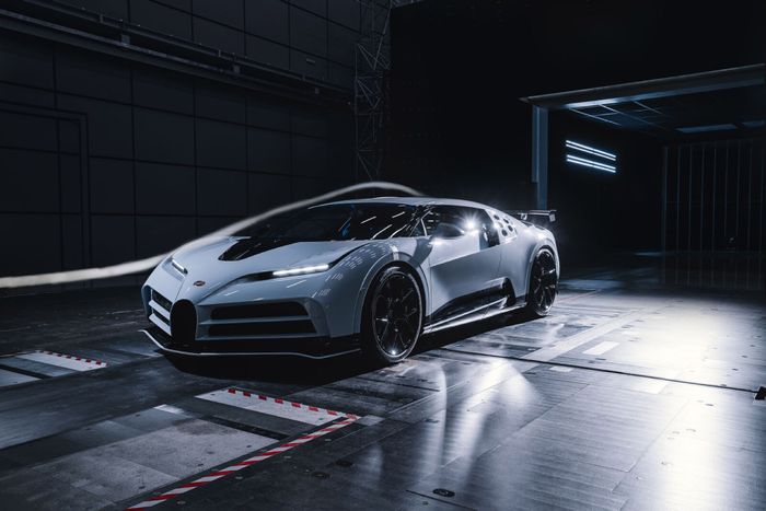 Siêu siêu xe triệu đô Bugatti Centodieci hoàn thành thử nghiệm đường hầm gió trong năm 2022.