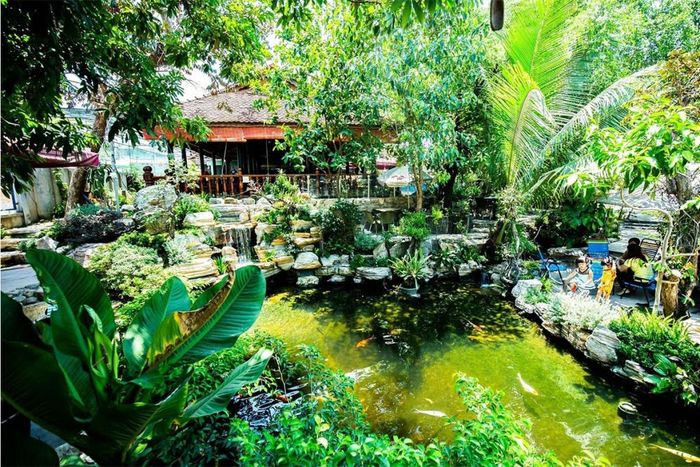 Ghé đến Trầm Koi Garden Coffee để thưởng thức không gian nhà vườn yên bình 3