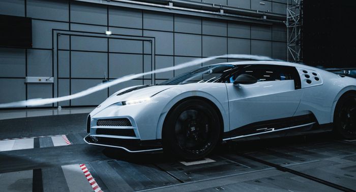 Siêu siêu xe triệu đô Bugatti Centodieci đã hoàn thành thử nghiệm đường hầm gió trong năm 2022.