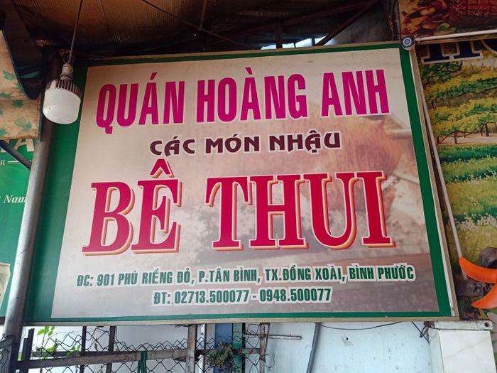 Thực đơn đa dạng tại Bê thui Hoàng Anh đã sẵn lòng đốn tim thực khách.