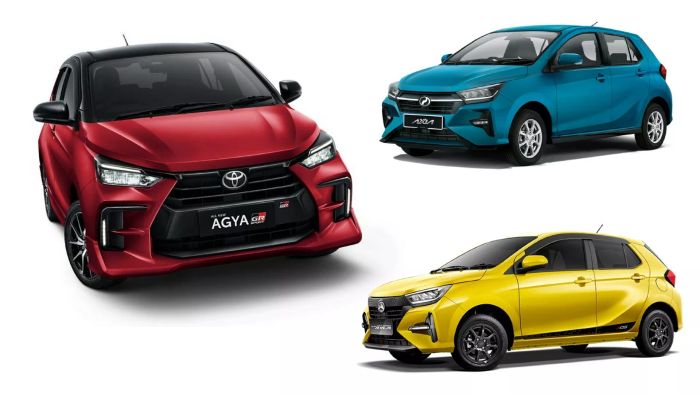 Toyota tạm ngừng vận chuyển tất cả các lô hàng của Daihatsu sau vụ bê bối về an toàn toyota-agya-daihatsu-ayla-perodua-axia.webp