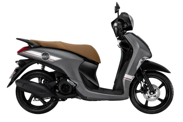 Yamaha Janus phiên bản giới hạn với 4 màu sắc hoàn toàn mới, giá không đổi. Hình ảnh Yamaha Janus màu xám đen mờ.