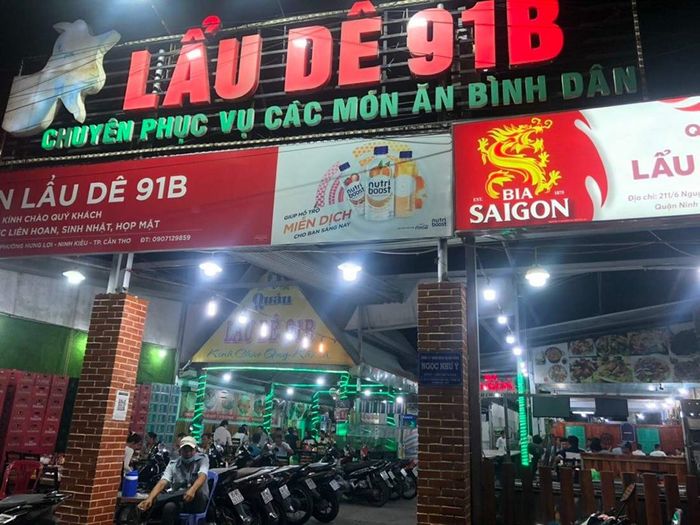 Khám phá thực đơn đa dạng tại Quán Lẩu dê 91B Cần Thơ 2