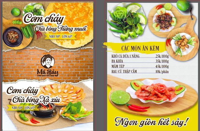 Bạn đã thử món Cơm cháy kho quẹt Má 7 Cần Thơ ngon tuyệt chưa?