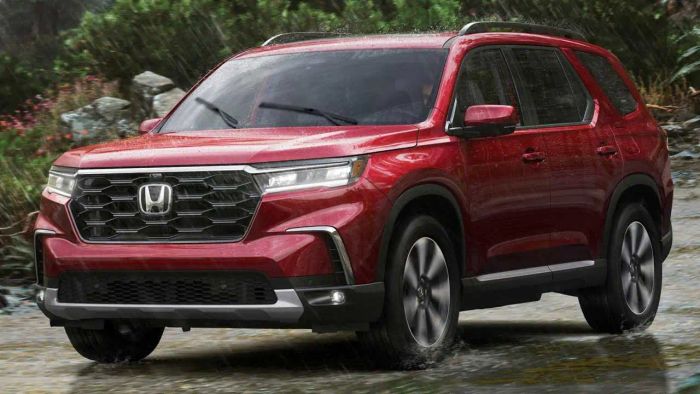 Honda Pilot 2023 bổ sung phiên bản giá rẻ mới, bắt đầu từ 37.295 USD. Ảnh: 2023-honda-pilot-elite.webp