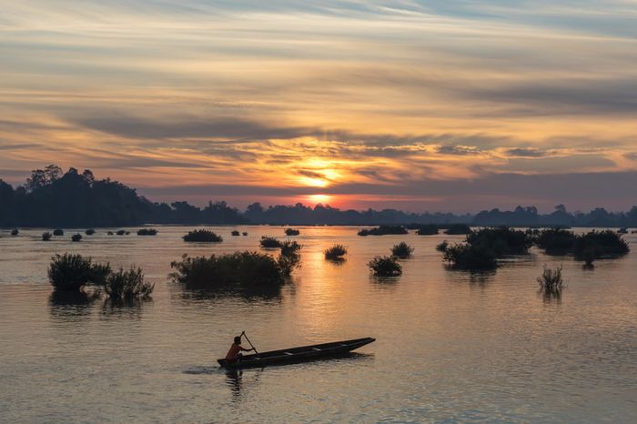 Quần đảo Si Phan Don tại Lào là nơi sống chậm lý tưởng bên bờ sông Mekong