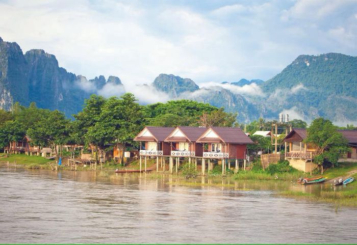 Thưởng thức không gian yên bình và thơ mộng tại Vangvieng 4