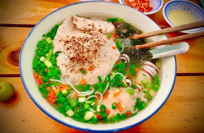 Bún quậy mang hương vị thanh ngọt