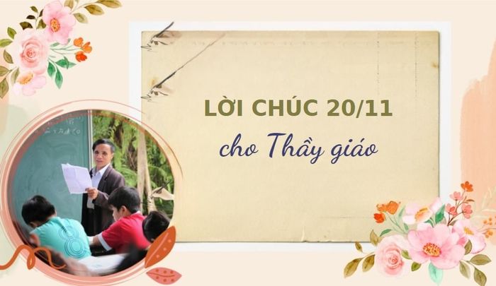 Lời chúc 20/11 ngắn gọn ý nghĩa