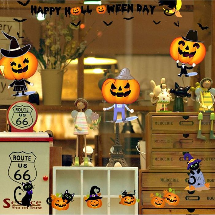 Trang trí lớp mầm non trong ngày Halloween